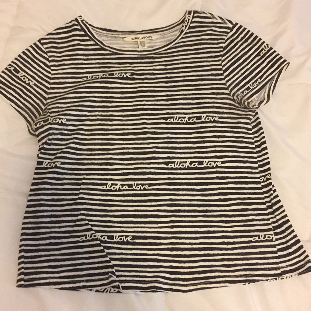 Black and white striped shirt